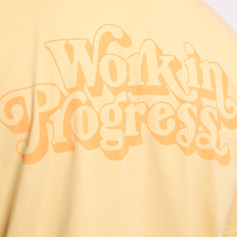 мужская желтая футболка Carhartt WIP S/S Fez T-Shirt I032077-citron - цена, описание, фото 4